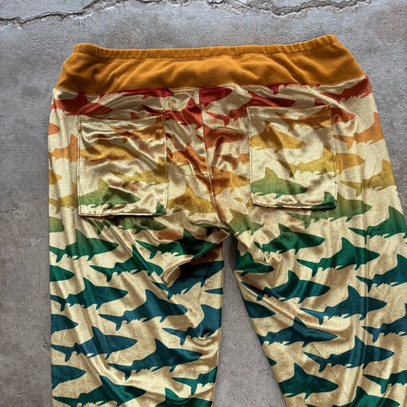 Aviator Nation Velvet Gradient Shark Joggers Size S - Picture 7 of 9